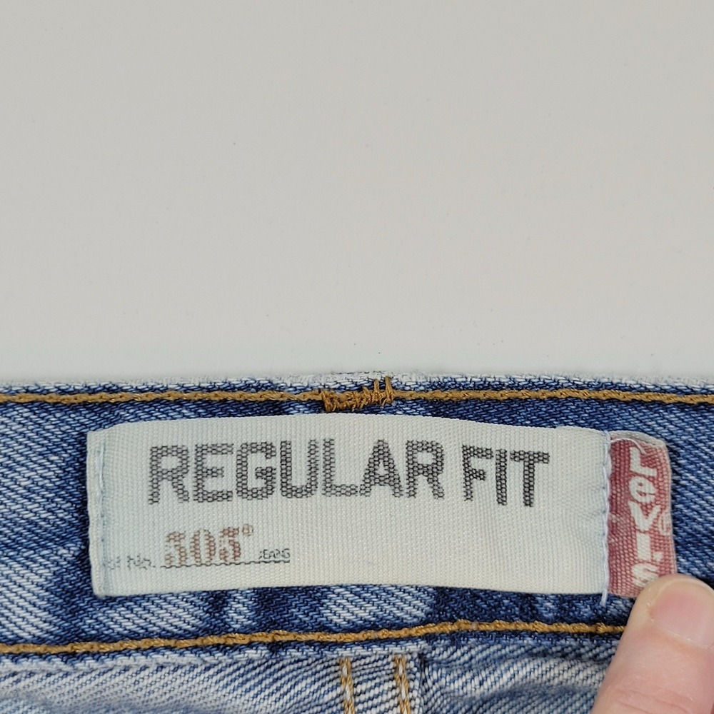 Levi's Men's Jeans 505 Regular Fit Size 29x30 Blue - Picture 8 of 10
